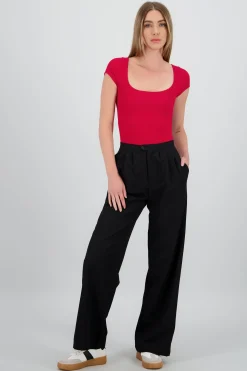 Shasa Solid Tailored Pants