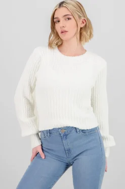 Shasa Solid Texture Sweater