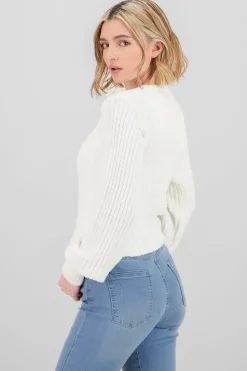 Shasa Solid Texture Sweater
