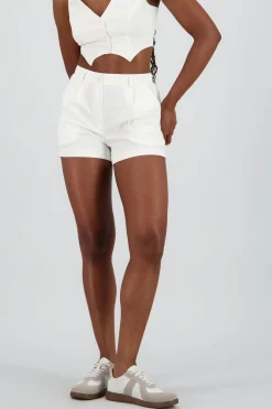 Shasa Solid Textured Shorts