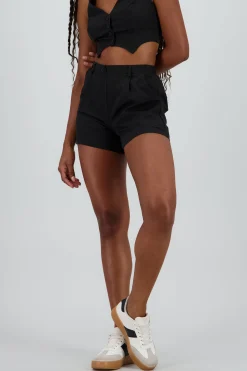 Shasa Solid Textured Shorts