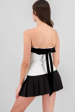 Shasa Solid Top with Bow Detail