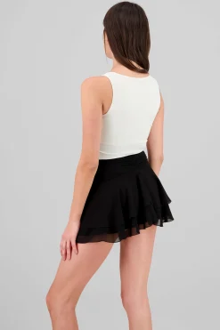Shasa Solid V Neck Bodysuit