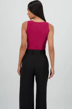 Shasa Solid V Neck Bodysuit