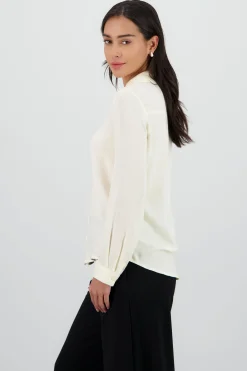 Shasa Solid V Neck Shirt
