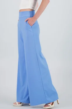 Shasa Solid Wide Leg Pants