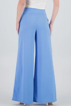 Shasa Solid Wide Leg Pants
