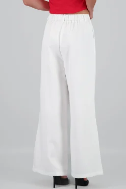 Shasa Solid Wide Leg Pants