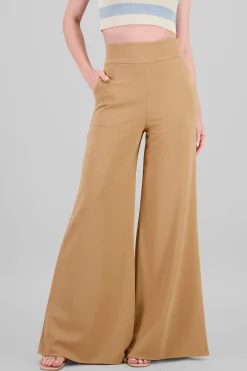 Shasa Solid Wide Leg Pants