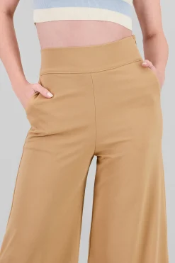 Shasa Solid Wide Leg Pants