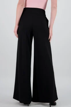 Shasa Solid Wide Leg Pants
