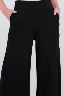 Shasa Solid Wide Leg Pants