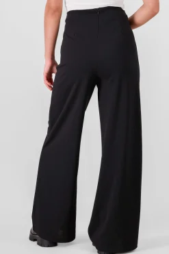 Shasa Solid Wide Leg Pants