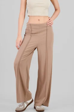 Shasa Solid Wide Leg Pants