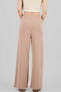 Shasa Solid Wide Leg Pants