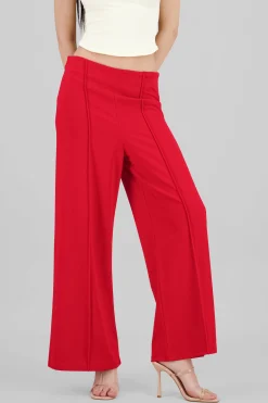Shasa Solid Wide Leg Pants