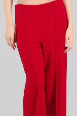 Shasa Solid Wide Leg Pants