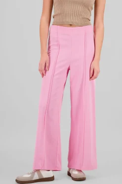 Shasa Solid Wide Leg Pants