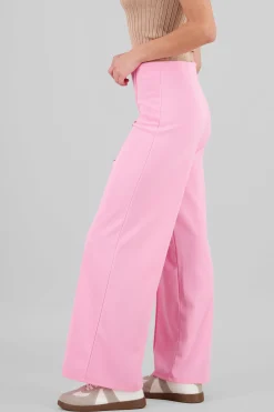 Shasa Solid Wide Leg Pants