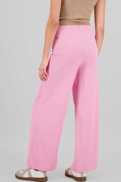 Shasa Solid Wide Leg Pants