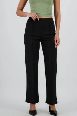 Shasa Solid Wide Leg Pants
