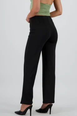 Shasa Solid Wide Leg Pants