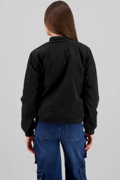 Shasa Solid Zip-Up Bomber