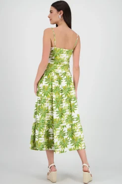 Shasa Spaghetti Strap Midi Dress