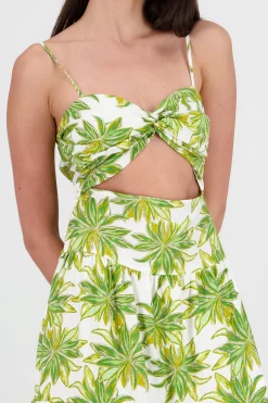 Shasa Spaghetti Strap Midi Dress