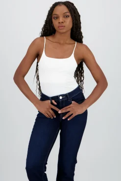 Shasa Spaghetti Straps Bodysuit