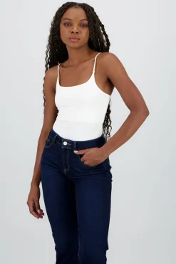 Shasa Spaghetti Straps Bodysuit