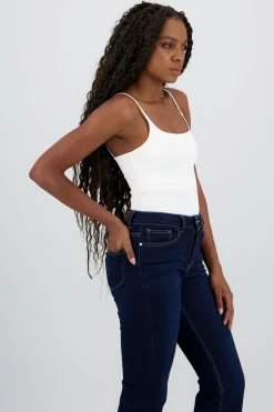 Shasa Spaghetti Straps Bodysuit