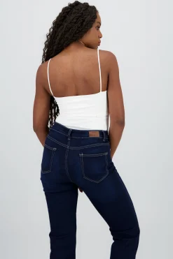 Shasa Spaghetti Straps Bodysuit