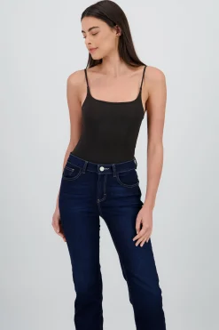 Shasa Spaghetti Straps Bodysuit