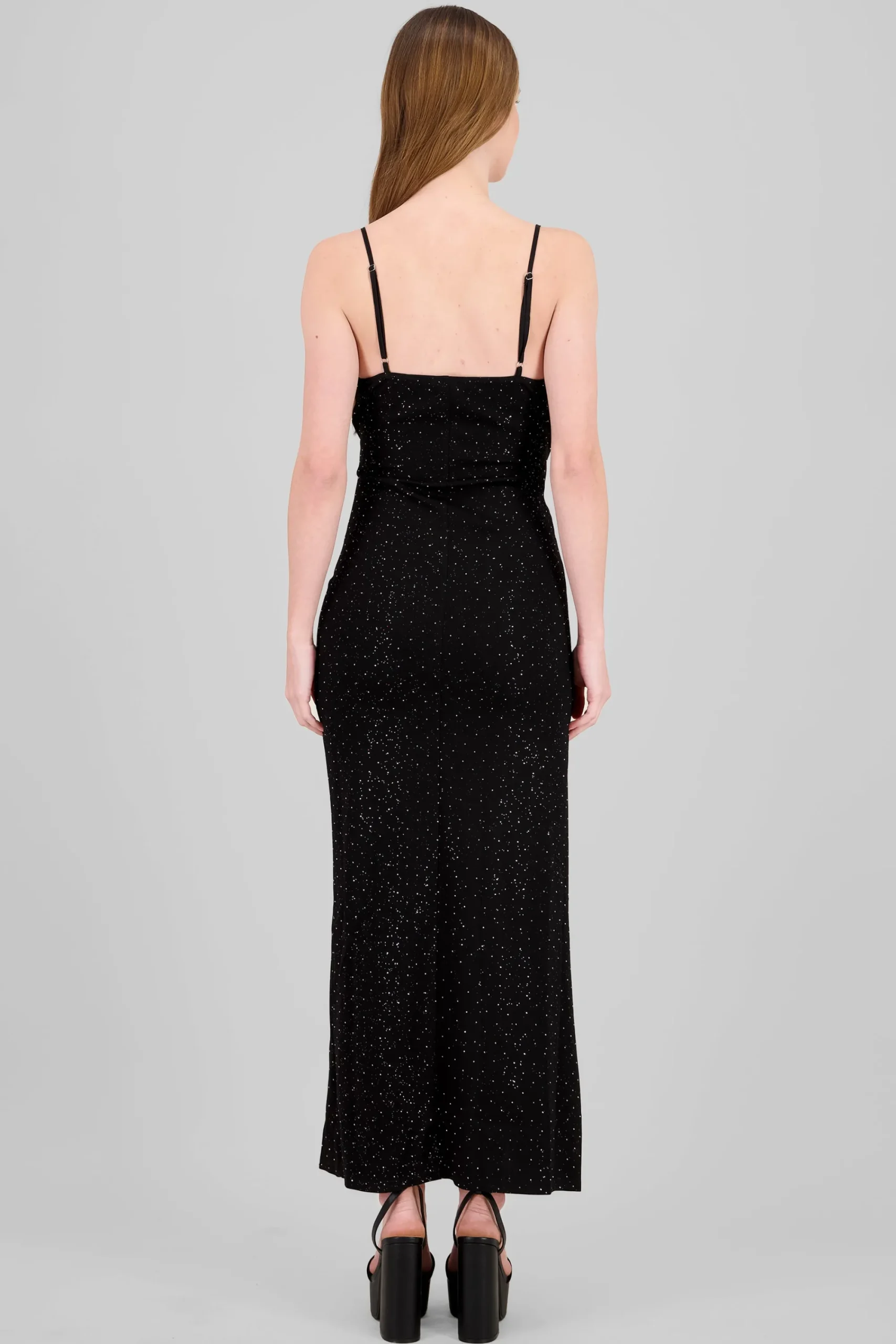 Shasa Sparkle Wrap Dress
