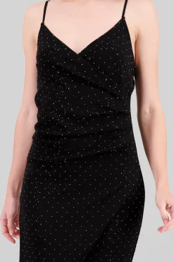 Shasa Sparkle Wrap Dress