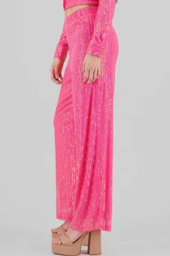 Shasa Sparkly Wide Leg Pants