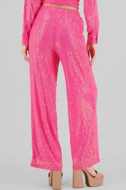 Shasa Sparkly Wide Leg Pants