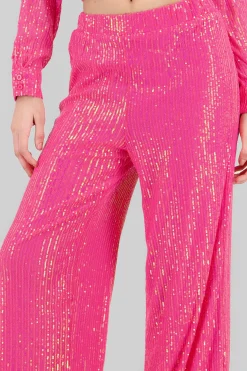 Shasa Sparkly Wide Leg Pants