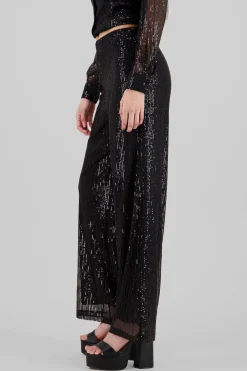 Shasa Sparkly Wide Leg Pants