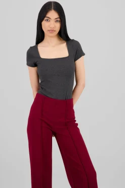 Shasa Speckled Short Sleeve Bodysuit