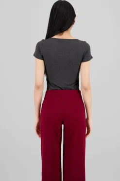 Shasa Speckled Short Sleeve Bodysuit