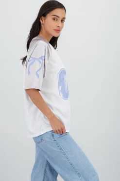 Shasa Sports T Shirt with Contrast Sleeves