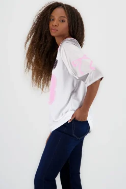 Shasa Sports T Shirt with Contrast Sleeves