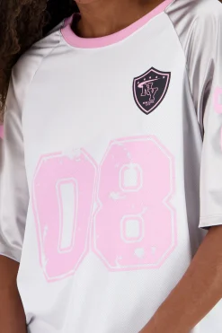 Shasa Sports T Shirt with Contrast Sleeves