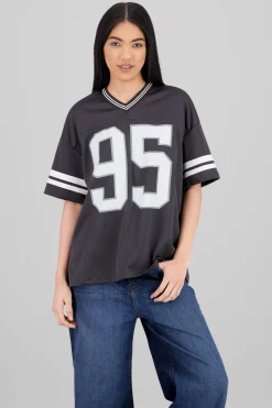 Shasa Sports T Shirt with Number Print