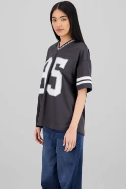 Shasa Sports T Shirt with Number Print