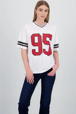 Shasa Sports T Shirt with Number Print