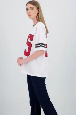 Shasa Sports T Shirt with Number Print