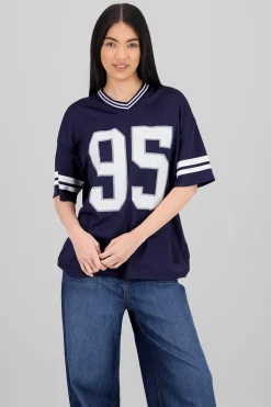 Shasa Sports T Shirt with Number Print